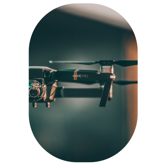Photoshooting with drone 